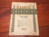 Revista Ramuri Drum Drept anul XVII nr 21 / 1 noiembrie 1923 !