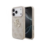 Husa pentru Apple iPhone 17 Pro Guess 4G Big Logo Roz