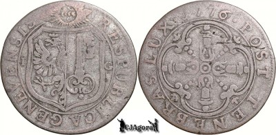 1776 IG, 3 Sols - Orașul Geneva - Cantonul Geneva - Confederația Elvețiană foto