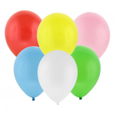 Set 50 de baloane pastel, 23 cm, multicolor