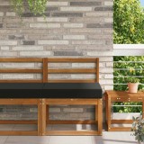 vidaXL Perna pentru canapea de exterior Negru 60 x 60 x 8 cm Poliester 900700