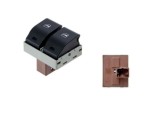 Buton , comutator macara usa Volkswagen Polo (9n/9n3), 10.2001-08.2009; Seat Ibiza/Cordoba (6l), 02.2002-04.2008, dublu