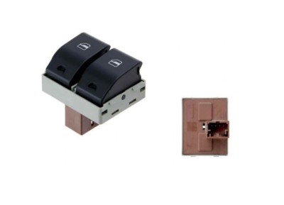 Buton , comutator macara usa Volkswagen Polo (9n/9n3), 10.2001-08.2009; Seat Ibiza/Cordoba (6l), 02.2002-04.2008, dublu foto