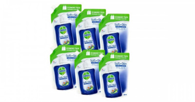 Dettol foly&amp;eacute;kony Szappan Ut&amp;aacute;nt&amp;ouml;ltő &amp;Oacute;ce&amp;aacute;n 6x500ml foto