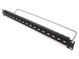 Patch Panel USB A pentru Rack 1U 19&quot;