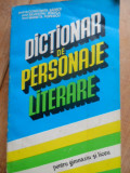 Dictionar De Personaje Literare - Constanta Barboi Silvestru Boatca Marieta Popescu ,530276