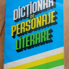 Dictionar De Personaje Literare - Constanta Barboi Silvestru Boatca Marieta Popescu ,530276