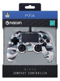 Nacon Controller Cu Fir Compact Gri Camuflaj Pentru PC|PS4