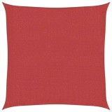 Cumpara ieftin Panza parasolar, rosu, 2,5 x 2,5 m, 160 g/m&sup2;, HDPE