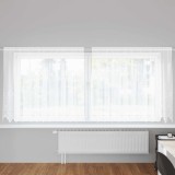 vidaXL Perdele cu perdele Alb 300 x 160 cm Poliester