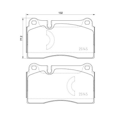 Placute frana Audi A3 Sportback (8pa) 09.04-12.15, Tt (8j3) 07.06-01.15 ; Cupra Ateca (Kh7 Khp Kbp) 09.18-, Formentor (Km7) 07.20-, Leon (Kl1 Ku1) 09 foto