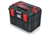Ladă unelte neagră KISTENBERG polimer X BLOCK ALU 546x380x407mm
