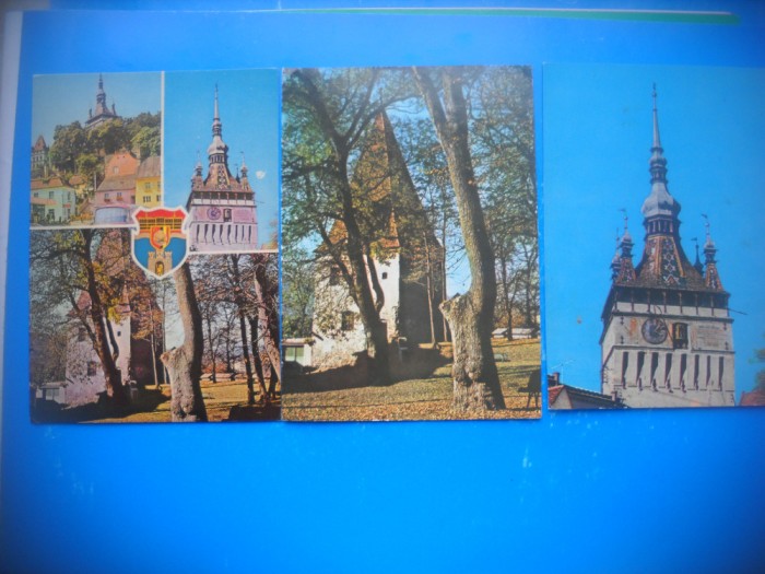 HOPCT LOT 3668 IP - 3 CARTI POSTALE-SIGHISOARA - JUD MURES-CIRCULATE