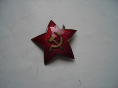 Insemn de coifura/cuc sovietic, model WW II si post WW II, impecabil foto