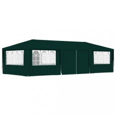 Gossi cort de petrecere profesional pereti laterali verde 4x9m 90g/m2