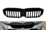 Grile de rinichi iluminate Iconic Glow cu lamele unice potrivite pentru BMW Seria 3 G20, G21 dupa 2023, lac negru Performance AutoTuning