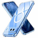 Husa Google Pixel 8a Techsuit Shockproof Clear Silicone MagSafe, transparenta