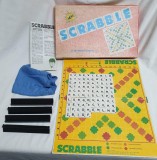 SCRABBLE joc vechi din anul 1984, jucarie din perioada comunista Epoca de Aur - Joc distractiv si creativ, romanesc, de colectie