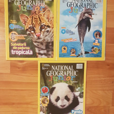 Set 3 reviste National Geographic Junior din 2007