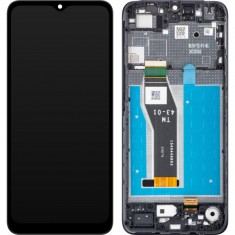 Display cu Touchscreen Motorola Moto E13, cu Rama, Negru, Service Pack 5D68C22340 foto