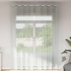 Perdele Voile cu Oelii 2 buc Gri deschis 140x300 cm