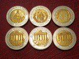 Germania 1990-2010 - 6 medali comemorative, bimetal