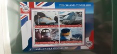 Anglia-transport ,locmotive ,trenuri-colita Eurotunel ,nestampilat MNH(T4) foto