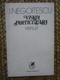 Ion Negoitescu &ndash; Viata particulara ( prima editie )