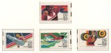 Statele Unite 1983 Mi 1622/25 A MNH - JO de vara 1984, Los Angeles (I), Nestampilat