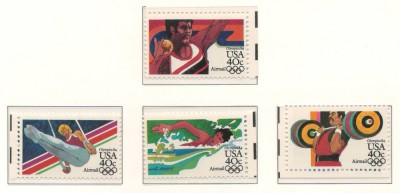 Statele Unite 1983 Mi 1622/25 A MNH - JO de vara 1984, Los Angeles (I) foto