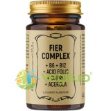Fier Complex + B6 + B12+ Acid Folic + Cupru + Acerola 60cps