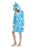 PJM68-411 Halat pufos cu cordon in talie, model unicorn, M, M/L