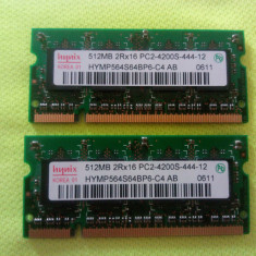 Kit memorii Laptop 1GB Ddr2 - 2x512mb
