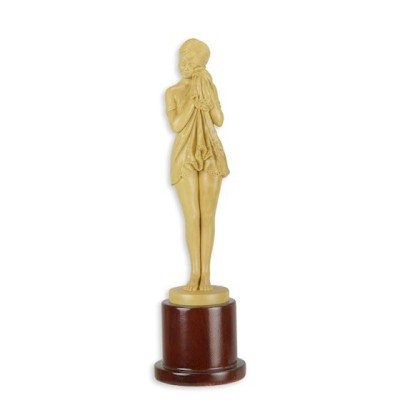 Fata trista-statueta din lemn EX-21 foto