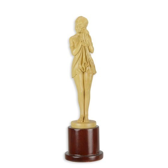 Fata trista-statueta din lemn EX-21
