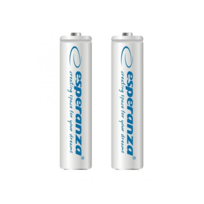 Set 2 acumulatori AAA (R3) Esperanza 92250, 1000mAh, Ni-MH, 1.2V, reincarcabili, albi foto