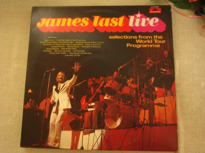 JAMES LAST - Live World Tour Programme - 2 LP Vinil Polydor Anglia foto