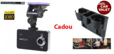 Camera auto video DVR Full HD 1080 cadou Suport auto Car Valet foto