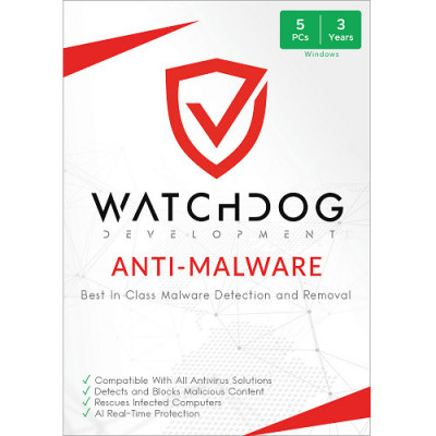 Licenta 2024 pentru Watchdog ANti-Malware - 3-ANI / 5-Dispozitive foto