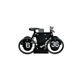 Ceas Electronic de Birou Flip Bike Negru HY-F087 , Design Unic si Functionalitate