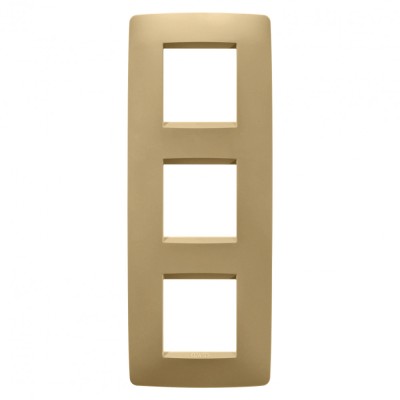 Rama Ornament 3P verticala ONE Gewiss Chorus auriu GW16127VO foto