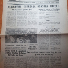 ziarul opinia 27 decembrie 1989-revolutia romana