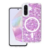 Husa pentru Samsung Galaxy A36 5G / A56 5G - Techsuit Sparkly Glitter MagSafe - Magenta