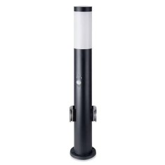Lampa gradina soclu gu10 cu senzor de miscare ip54 - negru