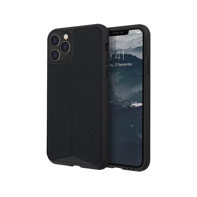 Husa TPU - Textil UNIQ Transforma Rigor Apple iPhone 11 Pro, Neagra foto