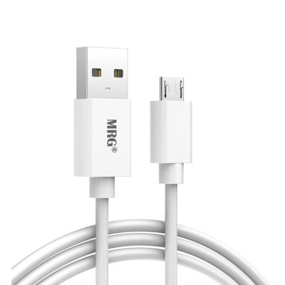 Cablu de date MicroUSB MRG L-412, Fast Charge, 5A, Alb C412 foto