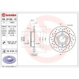 Set discuri frana Audi A4 B6 (8e2), A4 B6 Avant (8e5), A4 B6 Convertible (8h7), A4 B7 (8ec), A4 B7 Avant (8ed), A4 B7 Convertible (8he); Seat Exeo (3, BREMBO