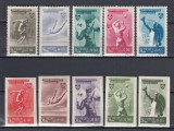 ROMANIA 1945 LP 175 OSP DANTELAT+NEDANTELAT SERIE SARNIERA, Nestampilat