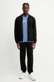 EA7 Emporio Armani trening din bumbac barbati, culoarea negru, AF13512.7M000235