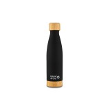 Sticla termoizolanta bambus calatorii Nava 500 ml negru,